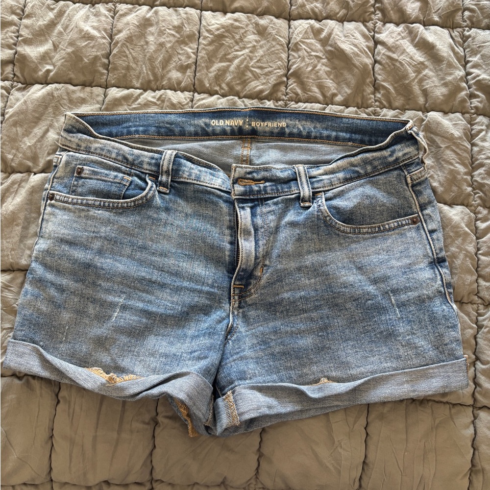 Old navy medium wash shorts